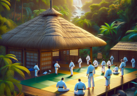 Sage de Judo en Guyane